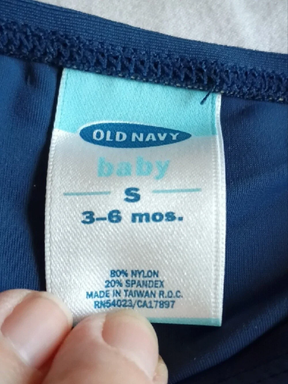 Old Navy Navy Baby Swimwear Tag - Size S (3-6 mos)